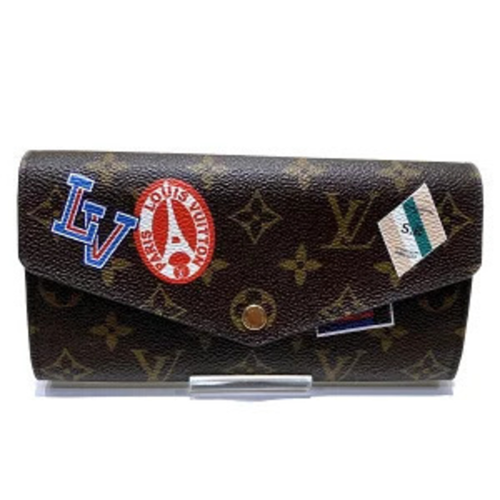 Louis Vuitton Monogram World Tour Portefeuille Sarah Long Wallet
